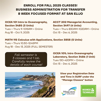 Business Administration ADT Year 2 - Fall 2025 Courses