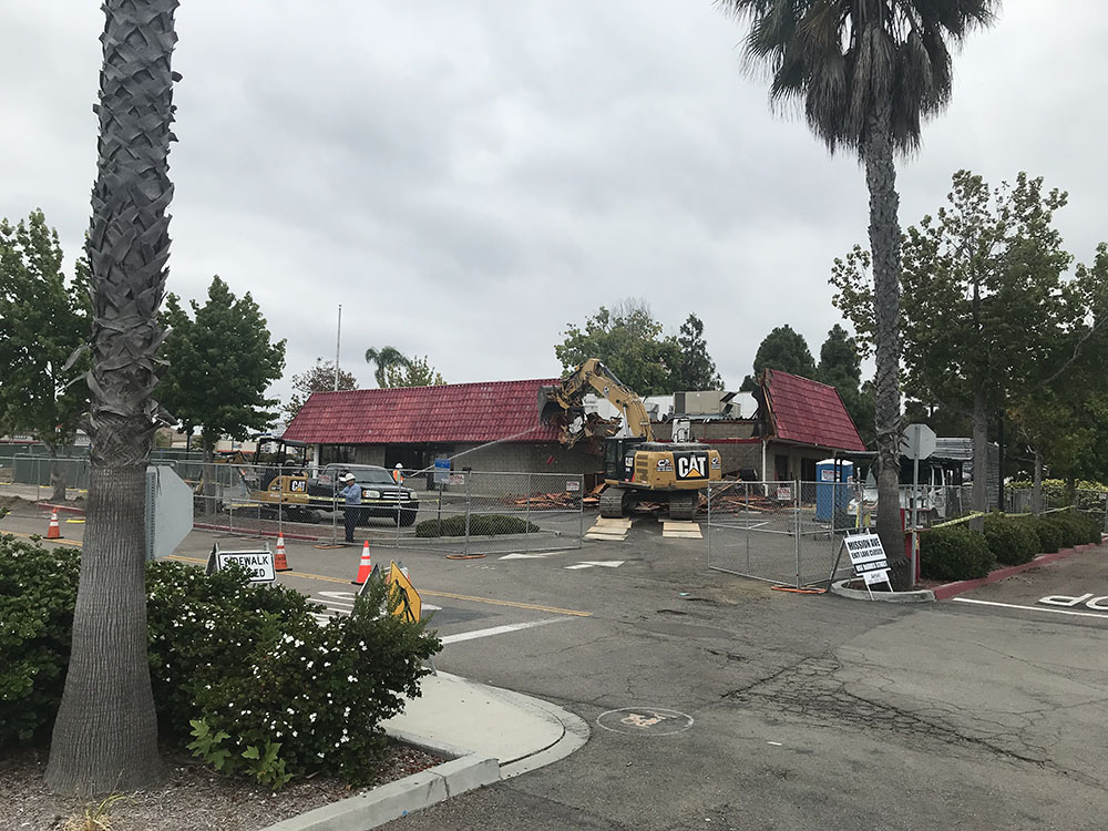 Demolition of Arby’s