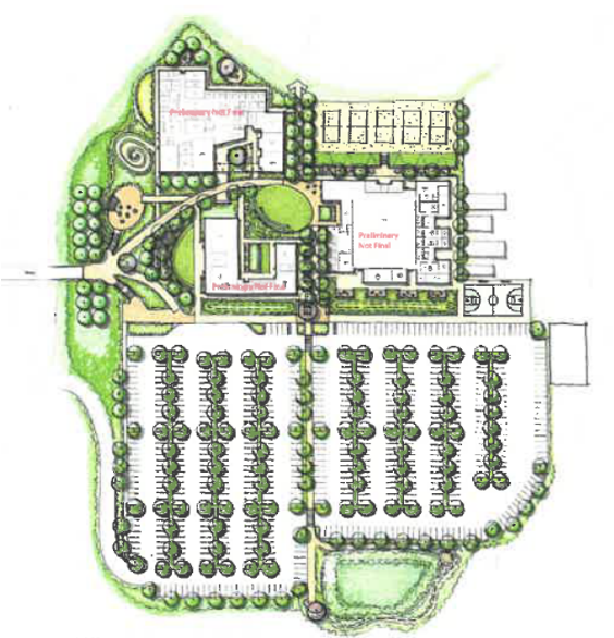 New Parking Lot 5A, Photovoltaic, and Tennis Support Building