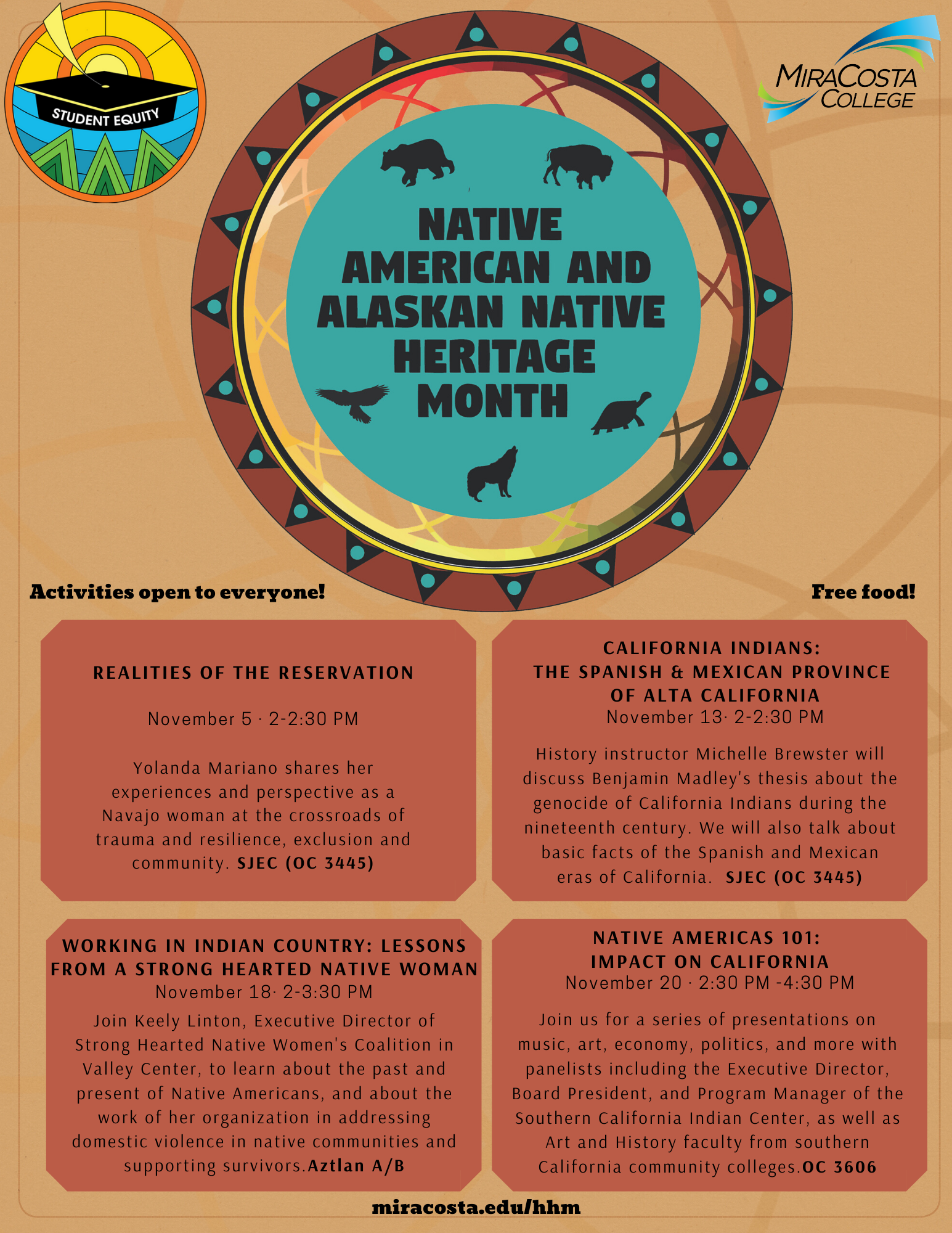 Native American & Alaskan Native Heritage Month Background Image