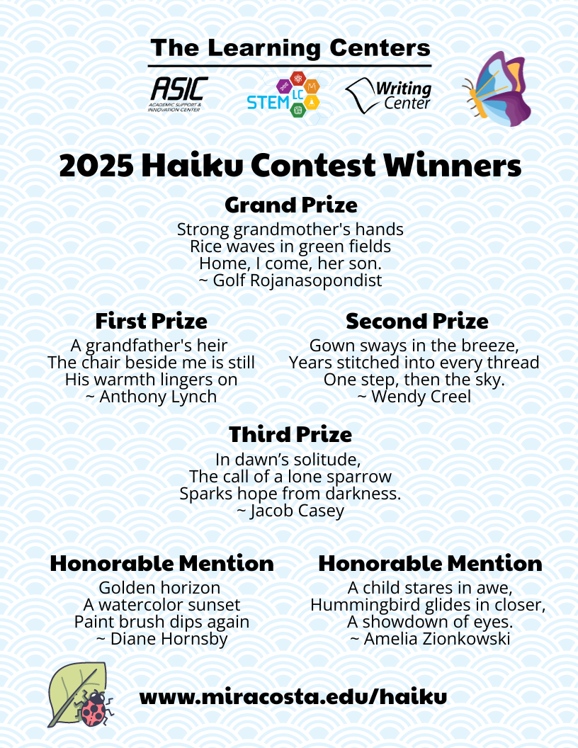 Congratulations to the 2025 contest winners